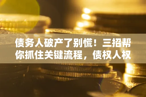武汉债务人破产了别慌！三招帮你抓住关键流程，债权人权益不再缩水