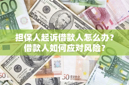 武汉担保人起诉借款人怎么办？借款人如何应对风险？