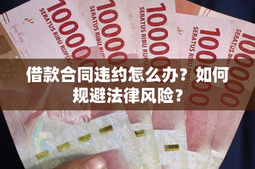 武汉借款合同违约怎么办？如何规避法律风险？